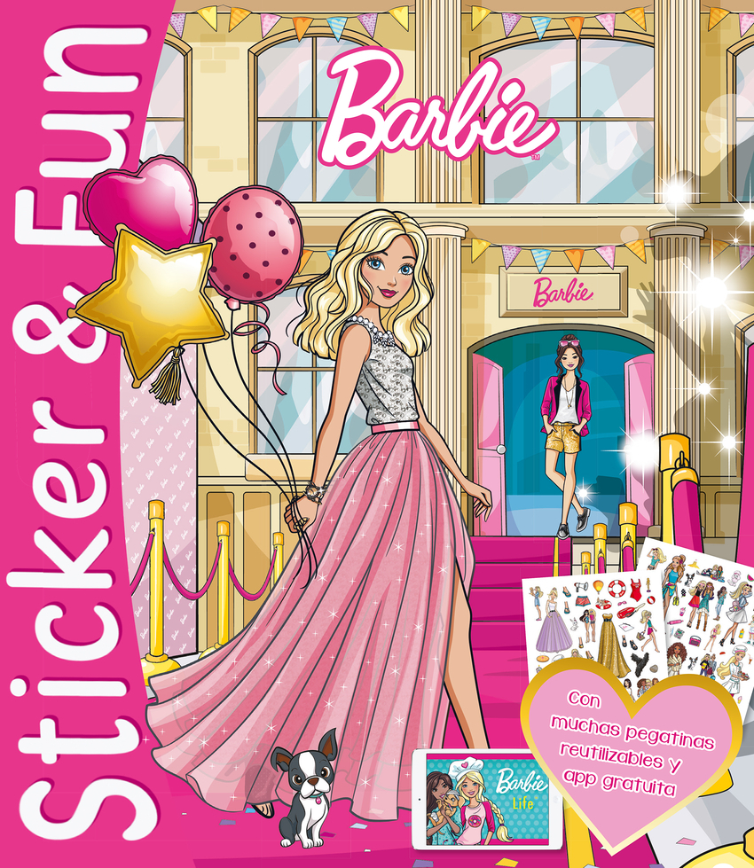 Libro pegatinas Barbie